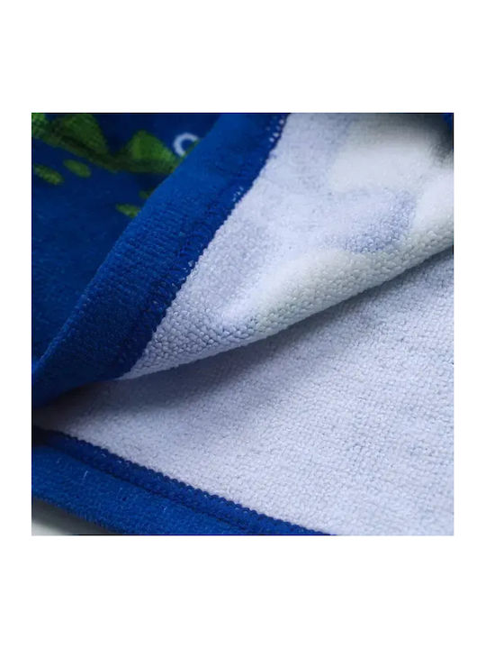 Kids Bathrobe Light Blue with Hood