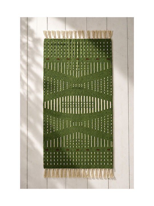 Nima Χαλί Ορθογώνιο Πράσινο 60x130cm
