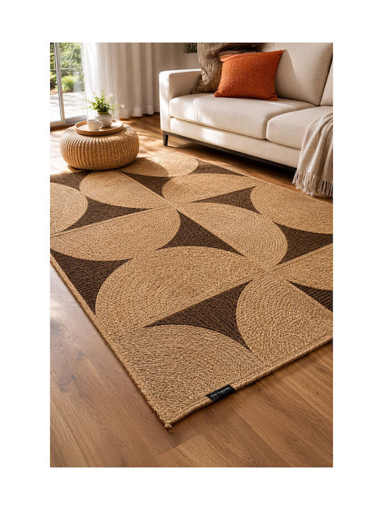 Guy Laroche Mirage Covor Rectangular din Iută Choco 140x200cm