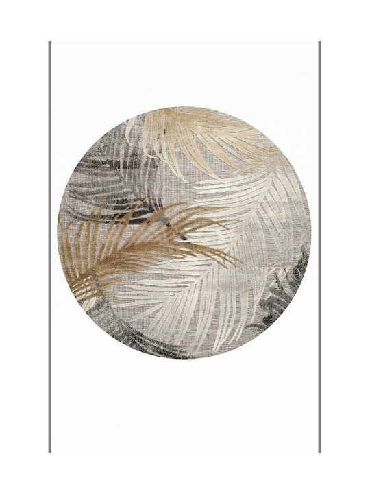Tzikas Carpets Boheme 18531-070 Rug Outdoor Round Ecru