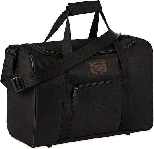 Zagatto Geantă Voiaj Tip Rucsac 24l Neagră Textilă M40xL20xÎ25cm