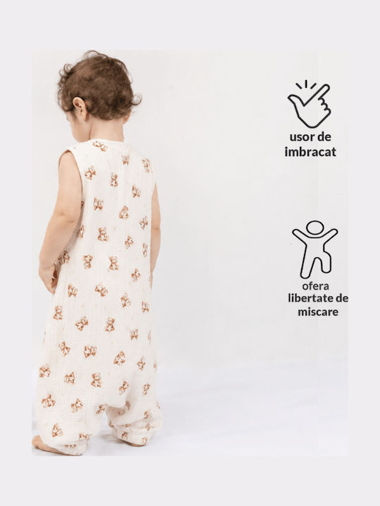 Kidizi Summer Sleeping Bag 0.3 tog Teddy Tales
