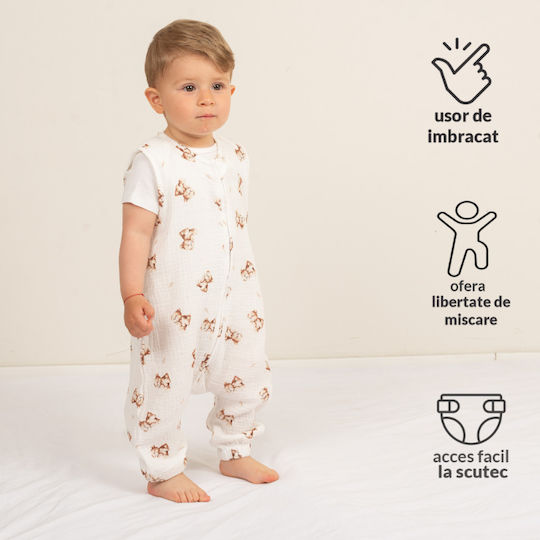Kidizi Καλοκαιρινός Υπνόσακος 0.3 tog Kidizi Teddy Tales