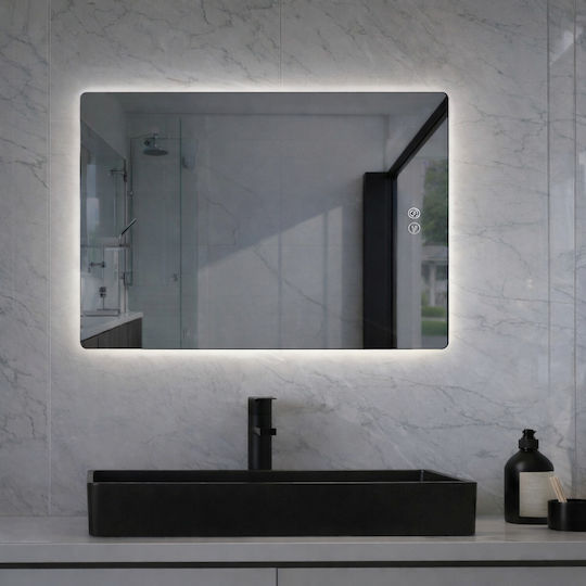 Futura Правоъгълно Огледало За Баня LED Touch 60x80cm