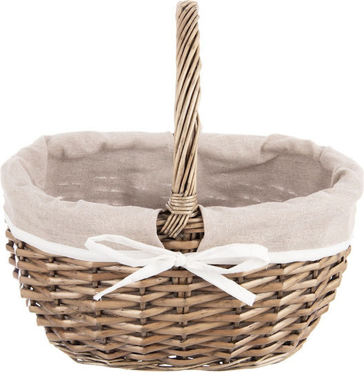Geflochtener Picknickkorb 32,5x24x32 cm