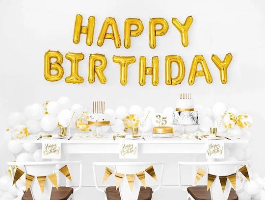 Table Number Toppers Gold 11pcs