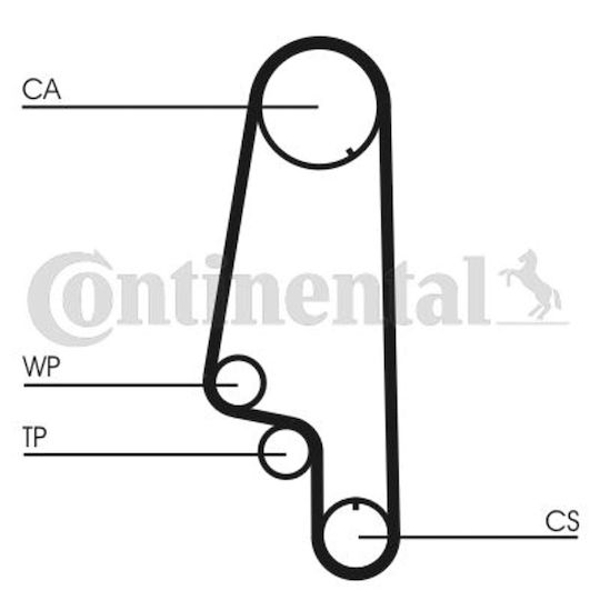 Contitech Ct 847 Timing Belt