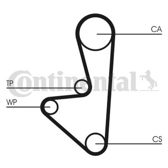 Contitech Ct 718 Timing Belt