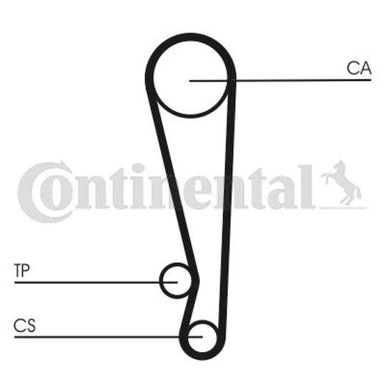 Contitech Ct 1024 Timing Belt