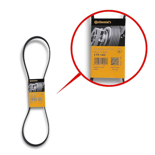 Contitech 6 Pk 1264 Multi-rib Belt