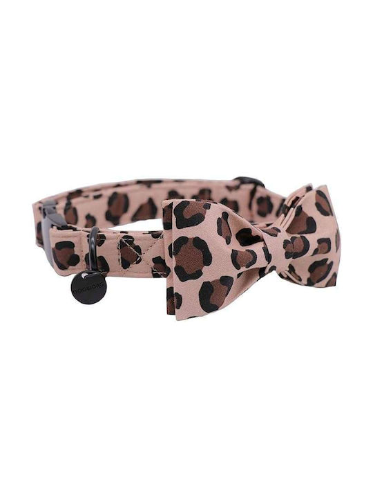 Adjustable Dog Collar Bow Leopard Pattern Size Xl Adjustable Dog Collar Bow Leopard Pattern Size Xl