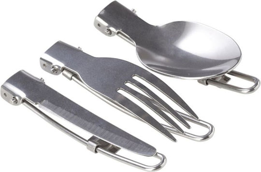 Camping Cookware Kettle Pot Pan Cutlery Set 2 People
