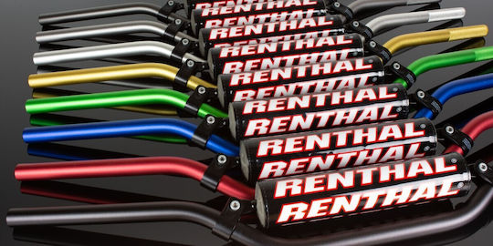 Atv Handlebar 22mm 7/8" Renthal Black Foam Special Coating Ideal Quad