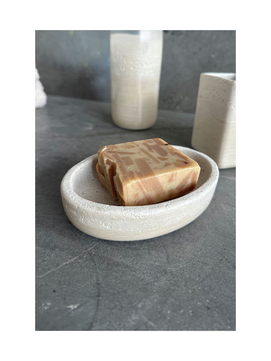 SteweHome Bathroom Accessory Set Resin Beige 5 Pieces