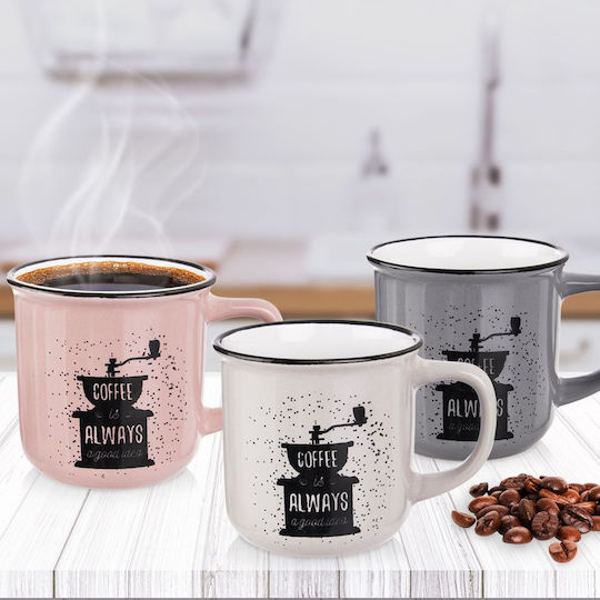 Orion Keramiktasse Braun 370ml 3 Stück