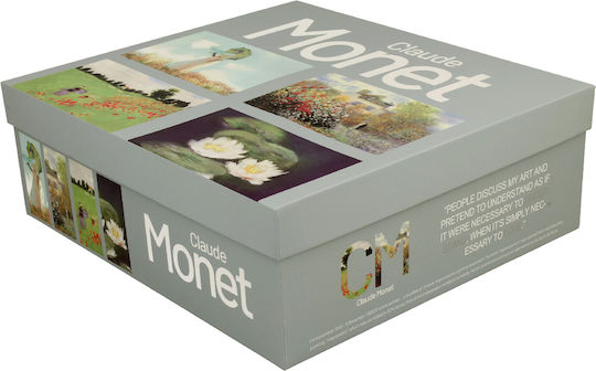 Claude Monet Tasse aus Porzellan Braune 350ml 4 Stück