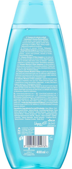 Schwarzkopf Schauma Moisture & Shine Shampoos Reconstruction/Nourishment & Hydration for All Hair Types 400ml