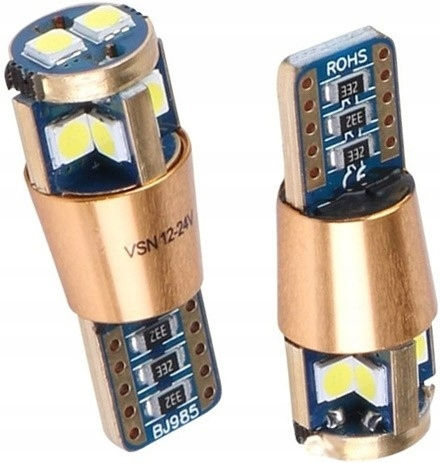 W5w T10 LED Крушки 12/24V Canbus 6000K Силно Хладко Бяло
