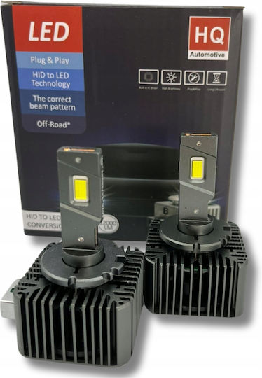 D3s Led Hid Xenon Bulbs S28 Ultra Mini Plug&play 12000 Lm 12/24v