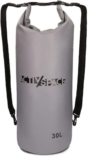Wasserdichte Segel Rucksack Trockentasche 30l Graue
