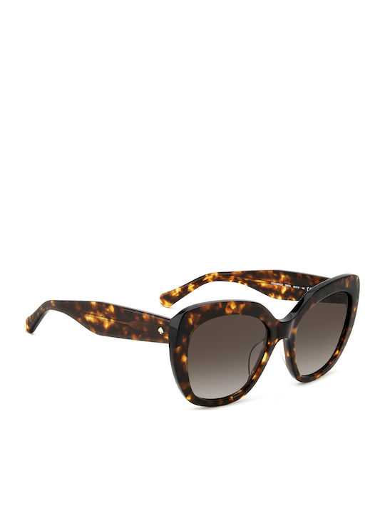 Kate Spade Γυναικεία Γυαλιά Ηλίου με Καφέ Ταρταρούγα Κοκκάλινο Σκελετό και Καφέ Ντεγκραντέ Φακό