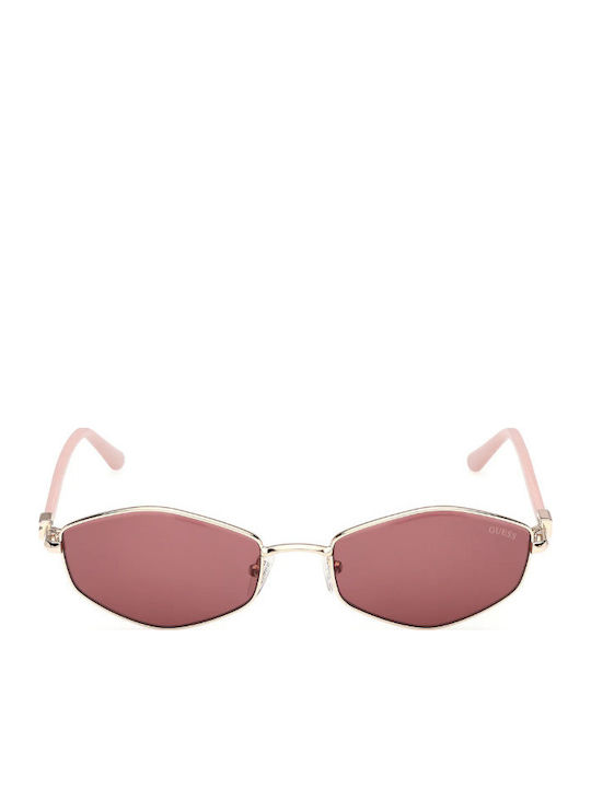 Guess Women's Sunglasses with Gold Metallic Frame