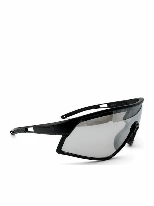 V-store Unisex Sonnenbrillen mit Schwarzem Horn umrandetem Rahmen und Grauen Polarisiertem Glas