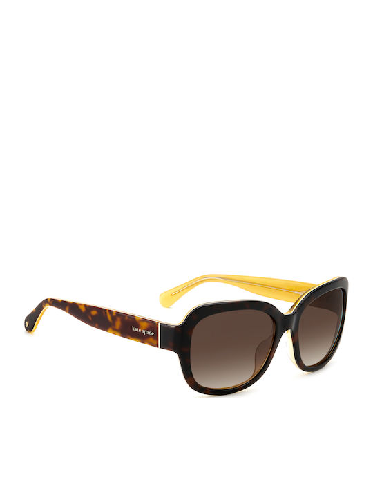 Kate Spade Γυναικεία Γυαλιά Ηλίου με Καφέ Κοκκάλινο Σκελετό και Καφέ Φακό LAYNESHJVF5HA