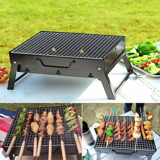 Tragbare Holzkohlegrill 20x20cm