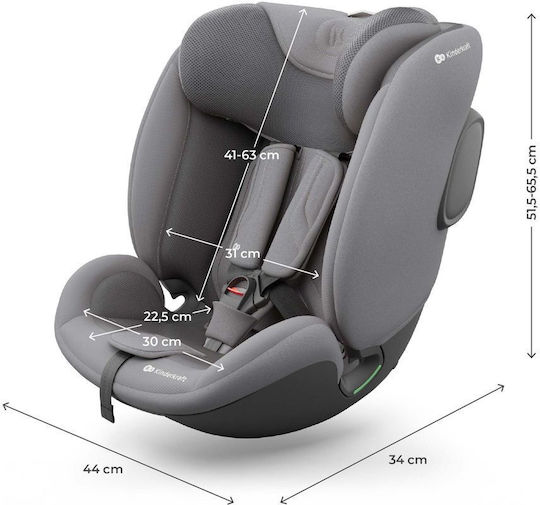 Kinderkraft Endura Safe Modular System Baby Car Seat i-Size with Isofix Grey 0-36 kg