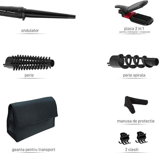 Rowenta Karl Lagerfeld Infinite Looks CF422LF0 Hair Straightener with Ceramic Plates 48W