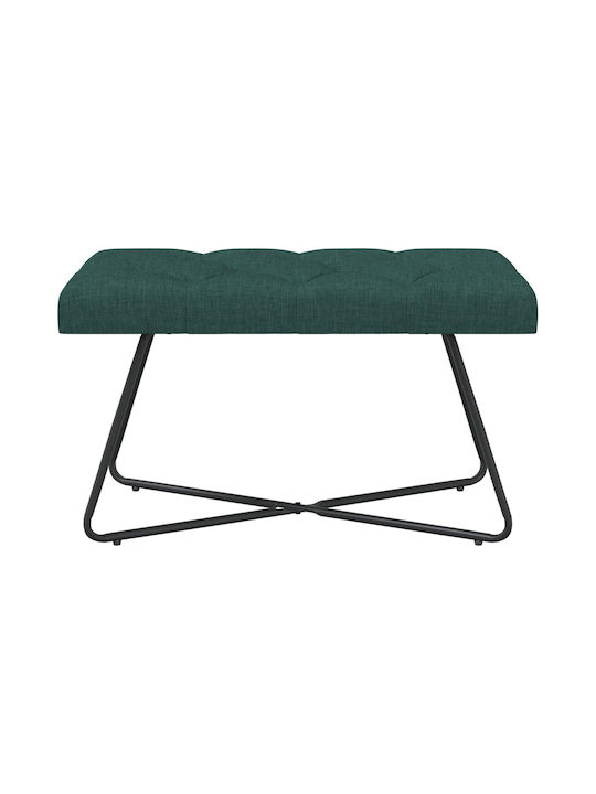 Wooden Dark Green Bench Stool 80x40x46cm