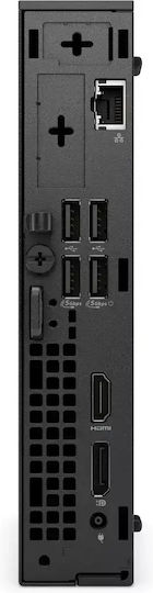 Dell Pro Micro QCM1250 SFF Настолен Компютър (i3-14100T/8GB DDR5/512GB SSD/W11 Pro) с Клавиатура (BG)
