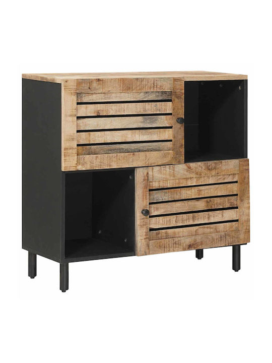 Wooden Sideboard Brown 80x33.5x75cm