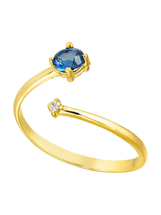 FenixJewelry Γυναικείο Δαχτυλίδι Χρυσό 14Κ