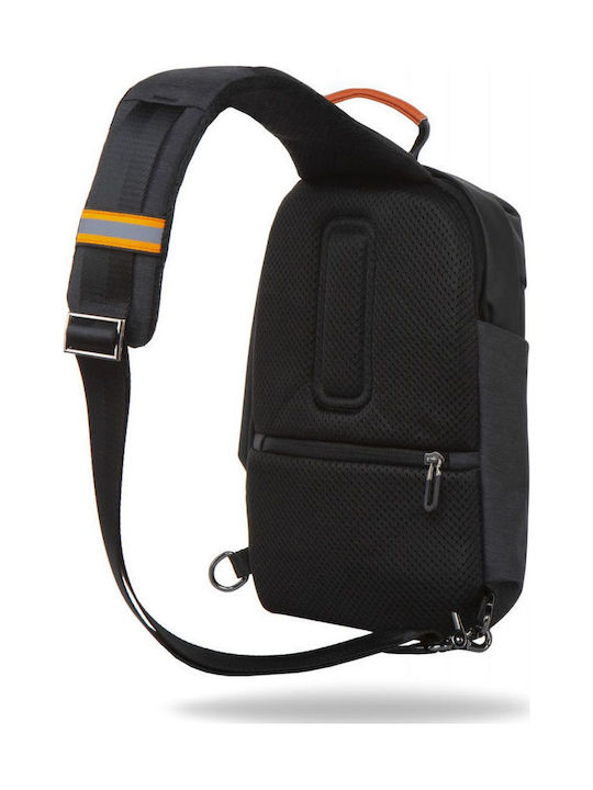 Herrentasche Schulter / Crossbody Schwarz