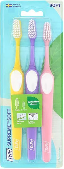 TePe Babyono Kinder- und Baby-Zahnbürsten Set 3 Stück
