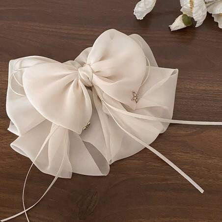 Ecarla Tiulowa Beige Hair Clip Sp325b