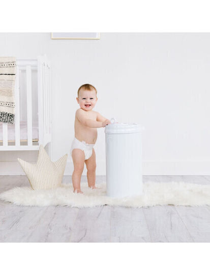 Ubbi Diaper Disposal Bin White 1pcs
