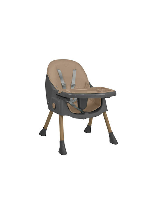 Bebe Stars Comfy Foldable Baby Highchair 2 in 1 with Adjustable Height Green