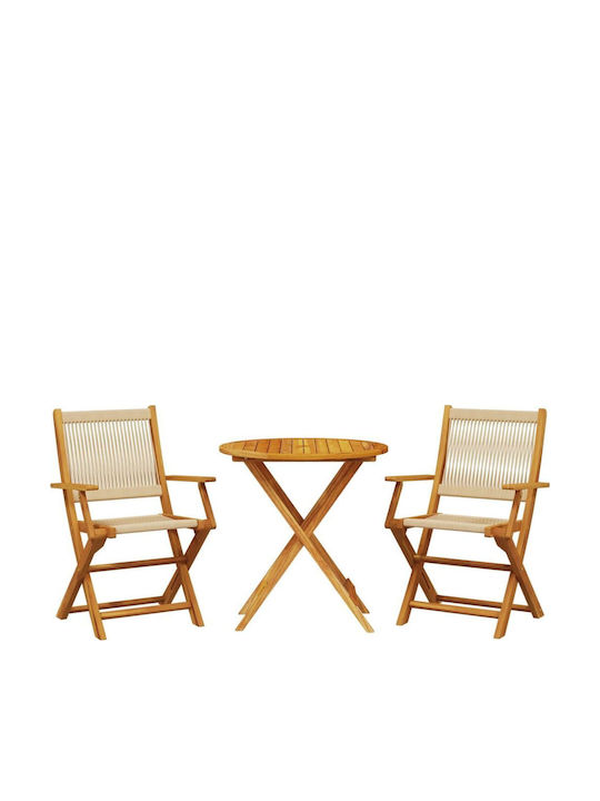 Garden & Outdoor Furniture Sets Living Room Set 3 Pieces Beige