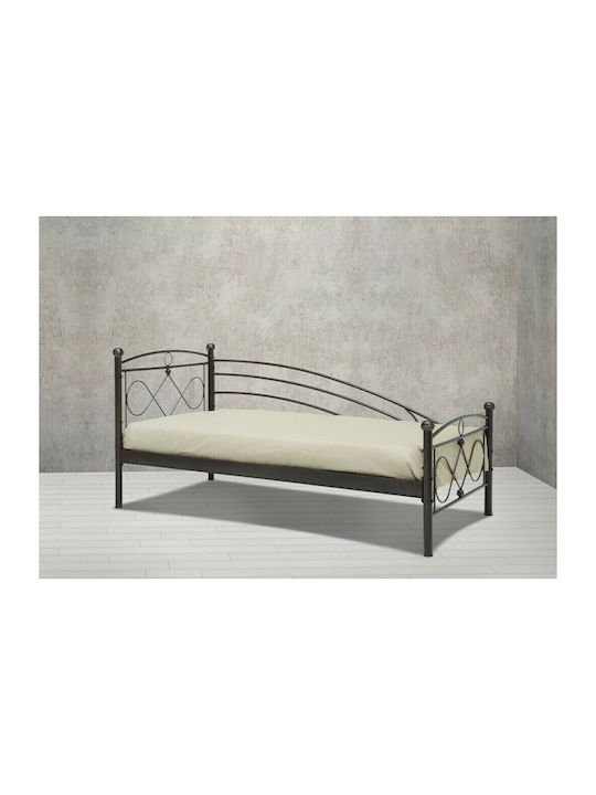 Bilia Sofa Bed Bed Half-Double Metal Recliner Suitable for Mattress 110x190cm