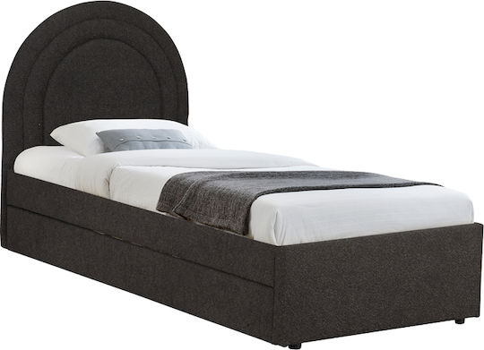 Arcuate Κρεβάτι Μονό για Στρώμα 90x200cm Ανθρακί Arcuate Κρεβάτι Μονό για Στρώμα 90x200cm Ανθρακί