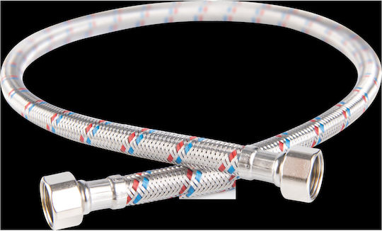 Ferro Flexible Connection Hose Flexible Connection Mesh Stainless Steel Nut-Nut 3/8" 30cm Pws911