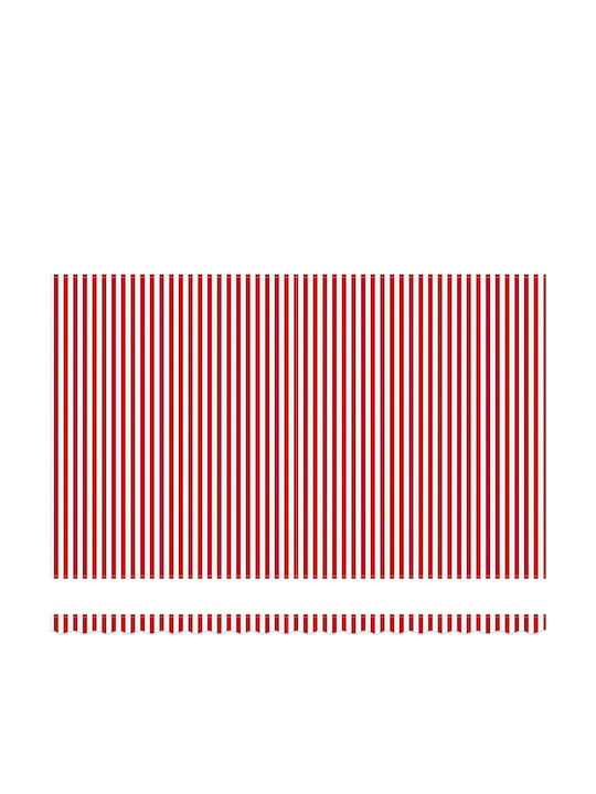 vidaXL Zelt Terrasse Rot 5x3m