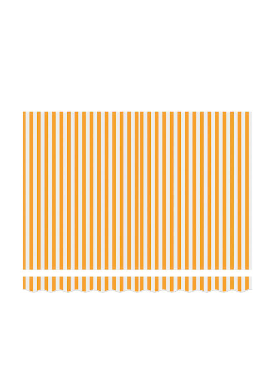 vidaXL Тента Тераса С LED Жълта 3x2.5m
