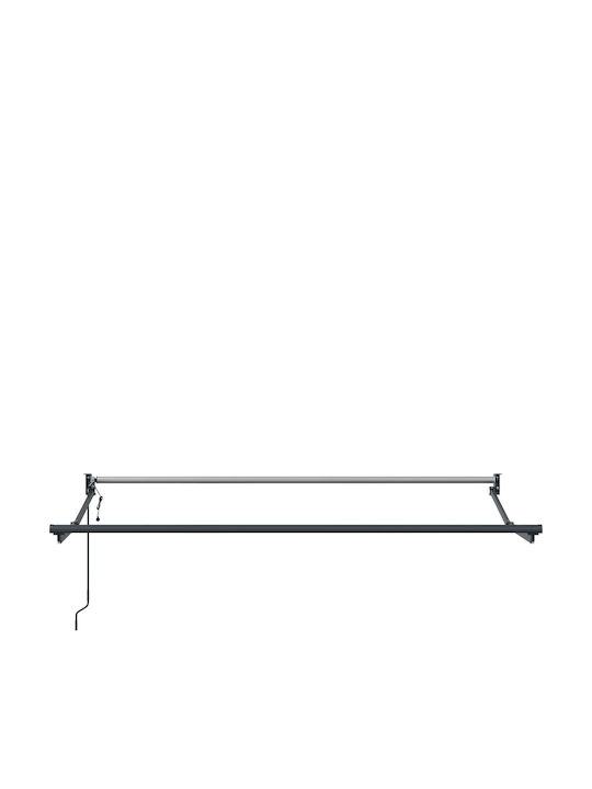 vidaXL Тента За Тераса Бяла 3.5x2m