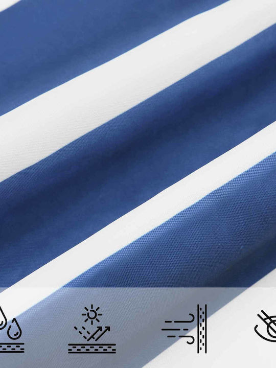 vidaXL Τέντα Βεράντας Λευκή 4x4m