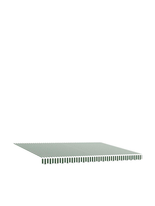 vidaXL Cort Terasă cu LED Verde 4x3.5m