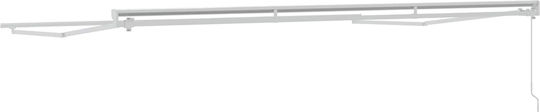 vidaXL White Awning Frame